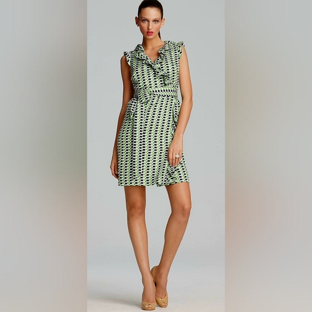 Kate Spade Aubrey Geometric Wrap Dress